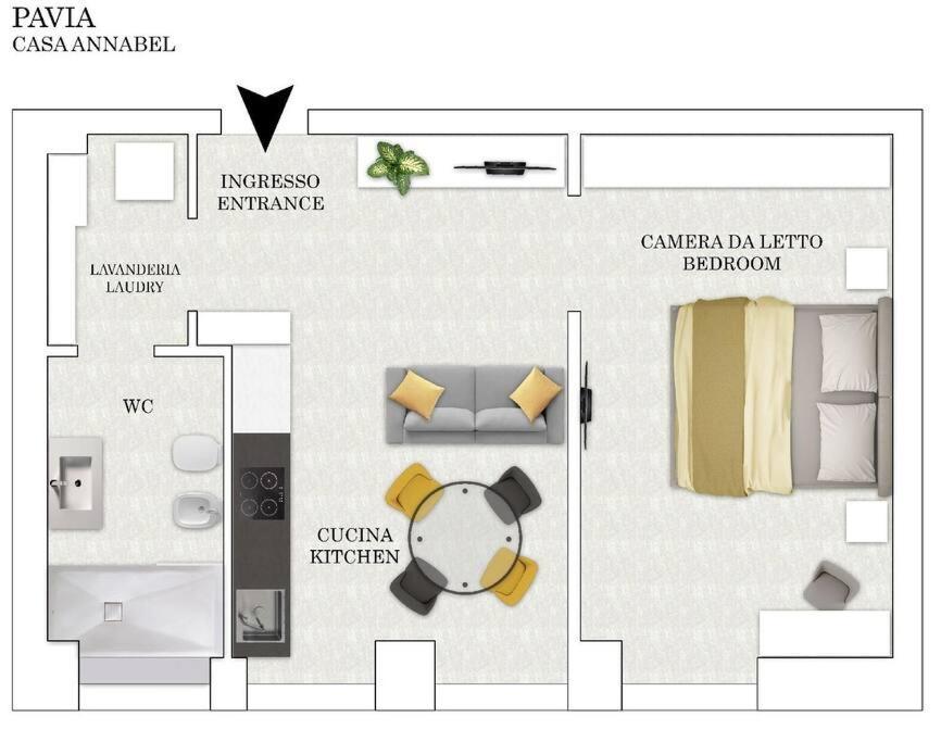 Apartmán Casa Annabel Pavia Exteriér fotografie